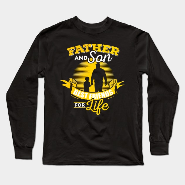 Father and son Long Sleeve T-Shirt by LaurieAndrew